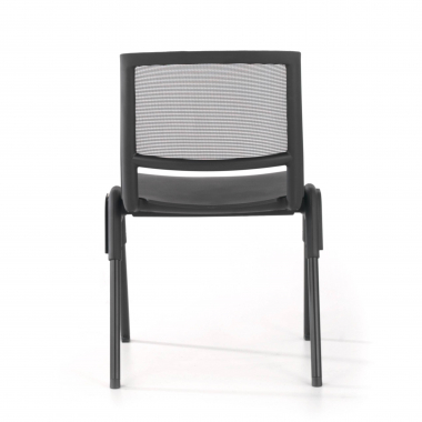 chaise de conference noir shield maille sans accoudoirs 10