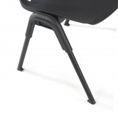 chaise de conference noir shield maille sans accoudoirs 6