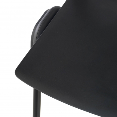 chaise de conference noir shield maille sans accoudoirs 4