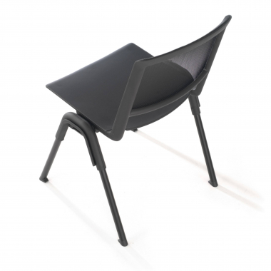 chaise de conference noir shield maille sans accoudoirs 7
