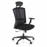 Chaise Ergonomique Ridley, appui-tête, mécanisme synchronisé