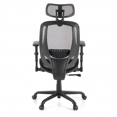 chaise ergonomique noir locktech maille accoudoirs reglables 1d soutien lombaire appui tete 8