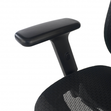 chaise ergonomique noir locktech maille accoudoirs reglables 1d soutien lombaire appui tete 9