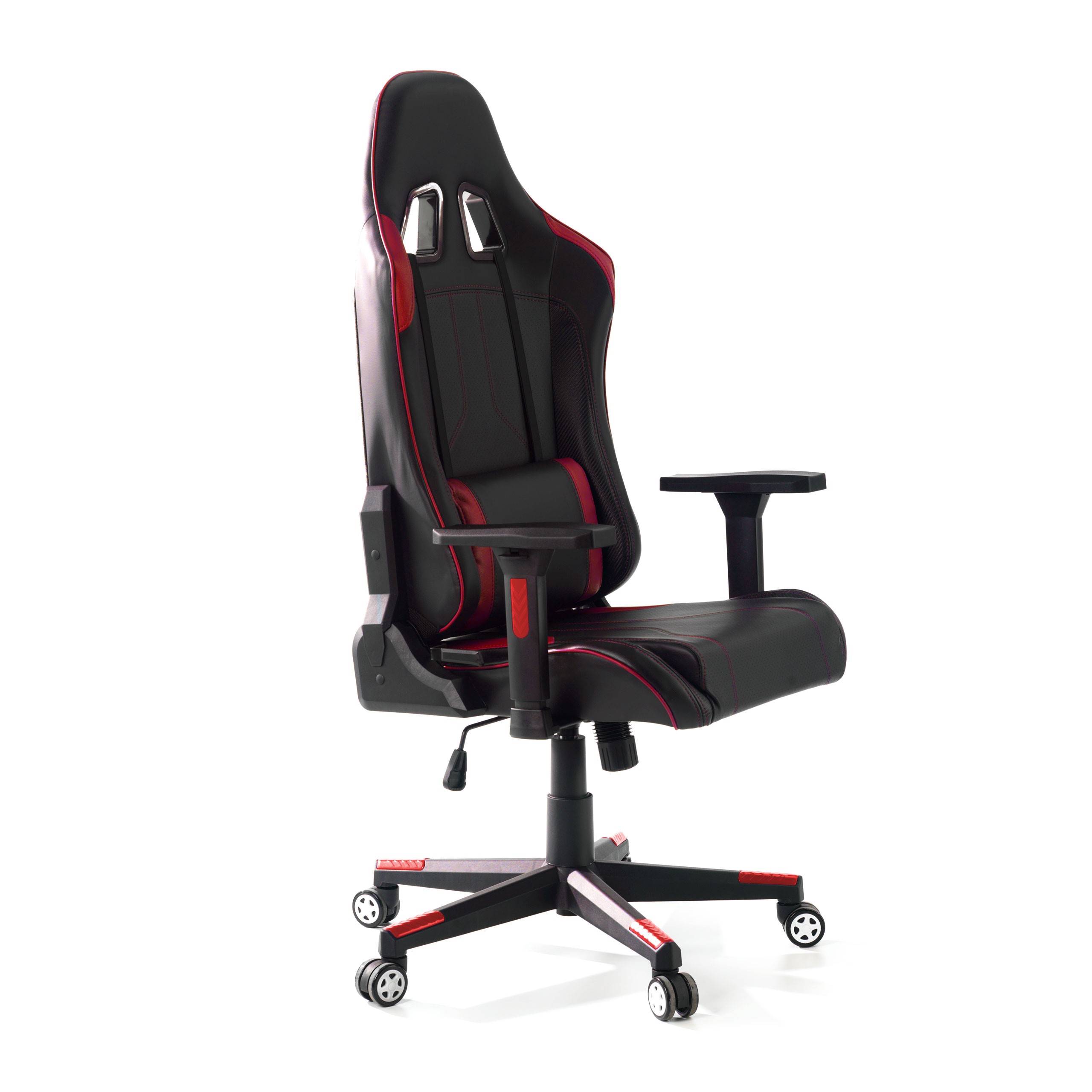 Chaise Gaming Helix, soutien lombaire, dossier inclinable