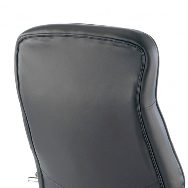 fauteuil de bureau noir glencoe simil cuir accoudoirs rembourres 8