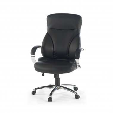 fauteuil de bureau noir gouda simil cuir accoudoirs rembourres 8