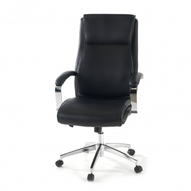 fauteuil de bureau noir counter simil cuir accoudoirs rembourres 8