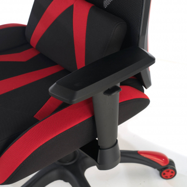 chaise gaming rouge fenix maille accoudoirs reglables 3d 8