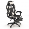 Chaise Gaming avec Repose-pieds Logan, accoudoirs synchronisés