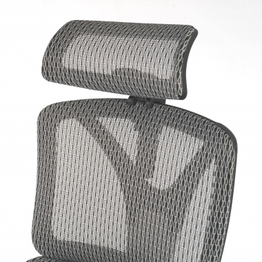 chaise ergonomique gris focus maille accoudoirs reglables 3d soutien lombaire 9