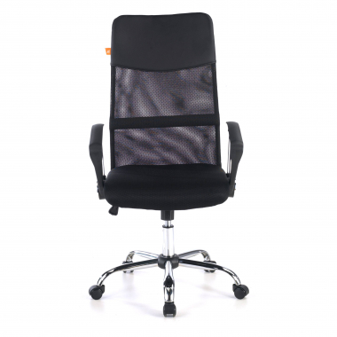 chaise de bureau noir nova maille accoudoirs fixes 3