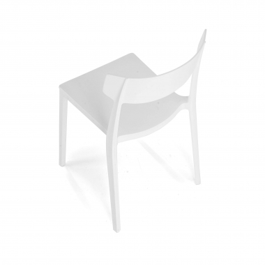chaise de conference blanc samba plastique sans accoudoirs 6