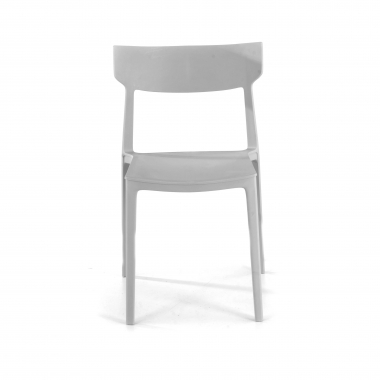 chaise de conference gris samba plastique sans accoudoirs 3