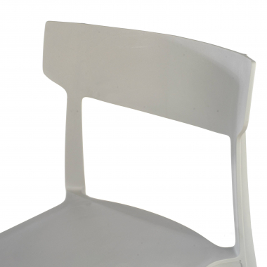 chaise de conference gris samba plastique sans accoudoirs 4