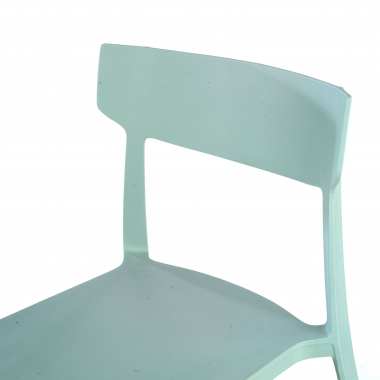 chaise de conference vert samba plastique sans accoudoirs 4