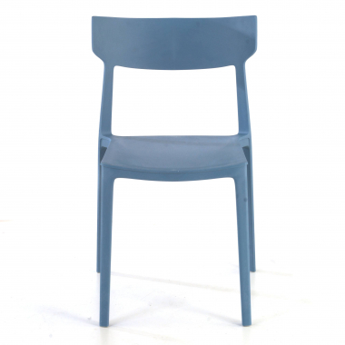 chaise de conference bleu samba plastique sans accoudoirs 2