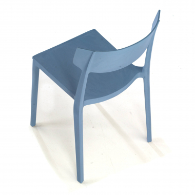 chaise de conference bleu samba plastique sans accoudoirs 5