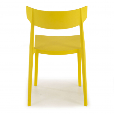 chaise de conference jaune samba plastique sans accoudoirs 8