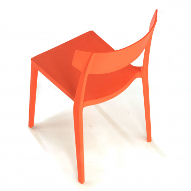 chaise de conference rouge samba plastique sans accoudoirs 6