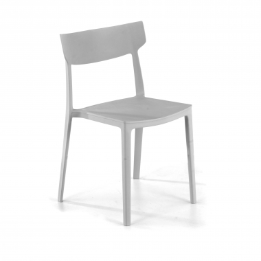 chaise de conference gris samba plastique sans accoudoirs 1