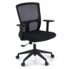 Chaise de Bureau Pivot, pivotante, accoudoirs réglables, en maille