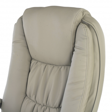 fauteuil de bureau gris baltimore simil cuir accoudoirs rembourres 4
