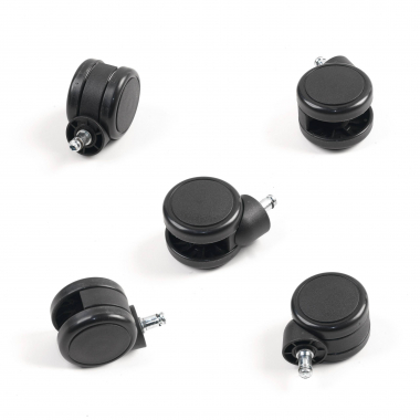 roulette pour chaise de bureau 65mm sols durs 2