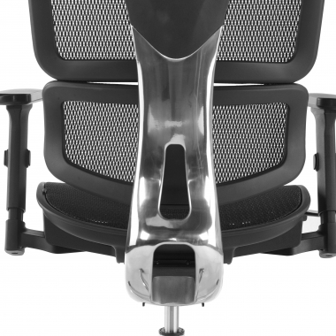 chaise ergonomique noir focus maille accoudoirs reglables 3d soutien lombaire 7