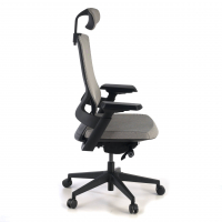 Chaise Ergonomique, avec appuie-tête, accoudoirs 3D