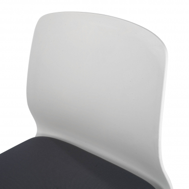 chaise de conference gris chaise sans accoudoirs tissu sans accoudoirs 4