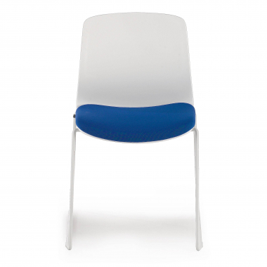 chaise de conference bleu chaise sans accoudoirs tissu sans accoudoirs 3