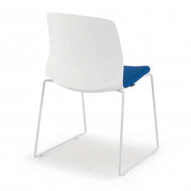 chaise de conference bleu chaise sans accoudoirs tissu sans accoudoirs 5
