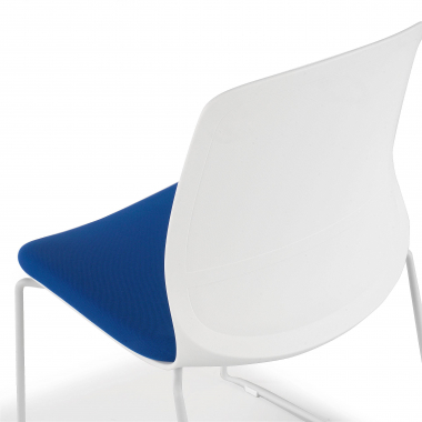 chaise de conference bleu chaise sans accoudoirs tissu sans accoudoirs 7