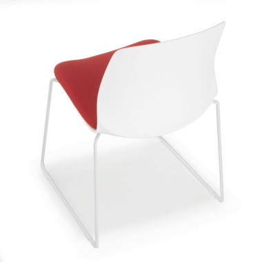 chaise de conference rouge chaise sans accoudoirs tissu sans accoudoirs 5