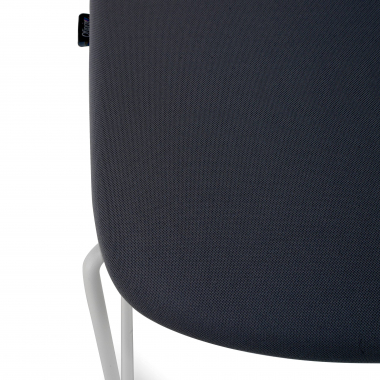 chaise de conference blanc gris chaise avec accoudoirs tissu accoudoirs fixes 8