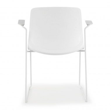 chaise de conference blanc bleu chaise avec accoudoirs tissu accoudoirs fixes 6