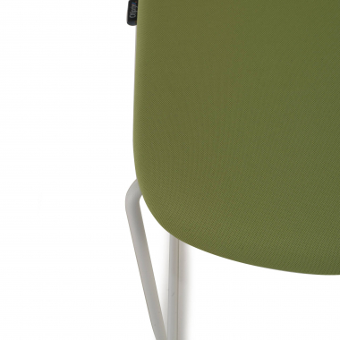 chaise de conference blanc vert chaise avec accoudoirs tissu accoudoirs fixes 7