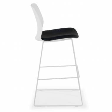 tabouret de bureau noir tabouret de bureau tissu sans accoudoirs 6