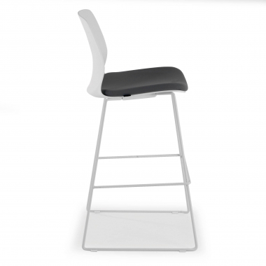 tabouret de bureau gris tabouret de bureau tissu sans accoudoirs 4