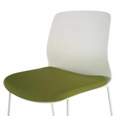 tabouret de bureau vert tabouret de bureau tissu sans accoudoirs 5