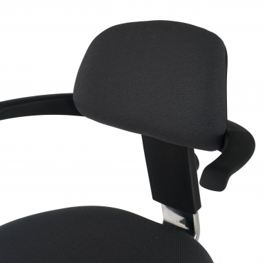 tabouret ergonomique noir erghos tissu sans accoudoirs 7