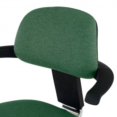 tabouret ergonomique vert erghos tissu sans accoudoirs 4