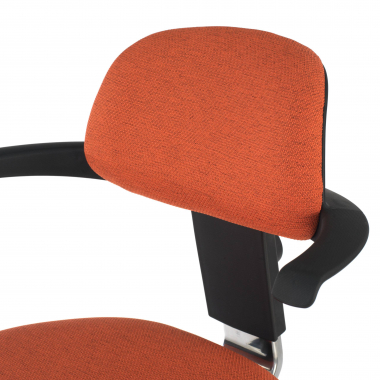 tabouret ergonomique orange erghos tissu sans accoudoirs 7