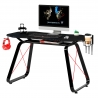 Bureau Gaming Racer, fibre de carbone