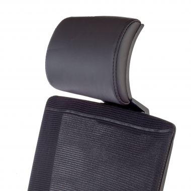chaise de bureau noir structure noire maille accoudoirs reglables 1d soutien lombaire appui tete 8