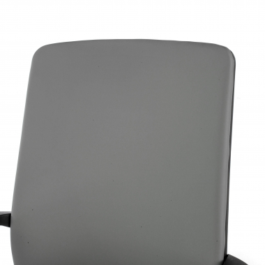 chaise de conference gris similicuir simil cuir accoudoirs fixes 8