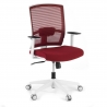 Chaise de Bureau Ergonomique Akira white avec appuie-tête