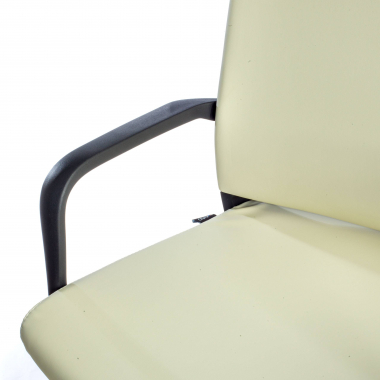 chaise de conference blanc similicuir simil cuir accoudoirs fixes 5
