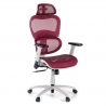 Chaise Ergonomique Ergocity white, avec coussin lombaire et accoudoirs 3D