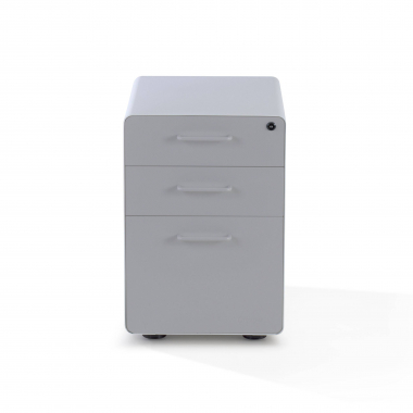 caisson de bureau blanc gris zole 3